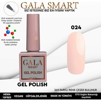 Gala Smart Klasik Seri 24 Pembe Parlak Kalıcı Oje