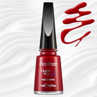 Flormar Quıck Dry Naıl Enamel QD06 Bordo Parlak Oje
