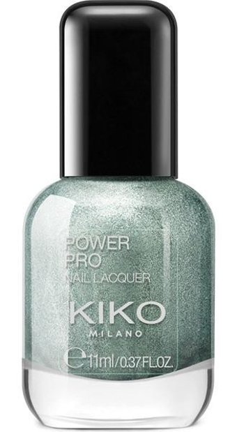 Kiko Milano Power Pro Silver Green 29 Gri Sedefli Simli Oje