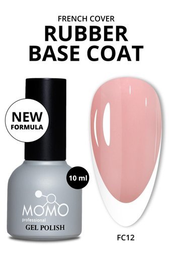 Momo French Cover FC12 Pembe Parlak Kalıcı Oje