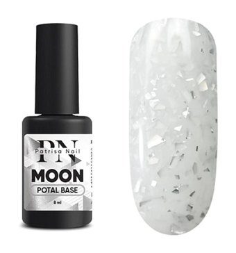 Patrisa Nail Moon Potal Base Gümüş Işıltılı Kalıcı Simli Oje