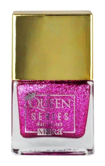 Mara Queen Series Beatrix Pembe Işıltılı Kalıcı Simli Oje