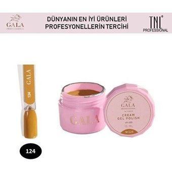 Gala Smart Professional Cream 124 Altın Sarısı Parlak Kalıcı Jel Oje