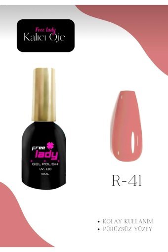 Freelady YR-41 Nude Parlak Kalıcı Oje