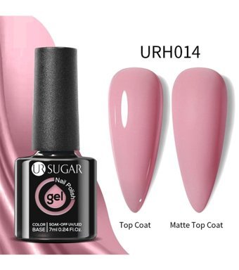 Ursugar Color Base URH014 Pembe Mat Kalıcı Oje