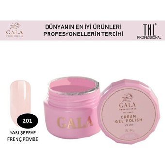 Gala Smart Professional Cream 201 Pembe Parlak Kalıcı Jel Oje