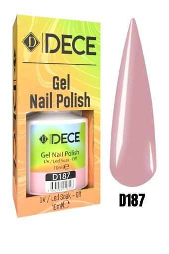 Dece D187 Pembe Parlak Kalıcı Oje