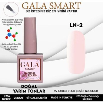 Gala Smart Natural LN2 Pembe Parlak Kalıcı Oje