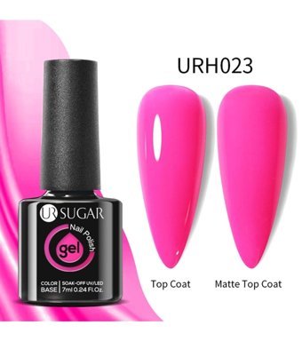 Ursugar Color Base URH023 Pembe Mat Kalıcı Oje