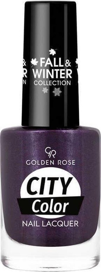 Golden Rose City Color Nail Lacquer 322 Mor Parlak Oje