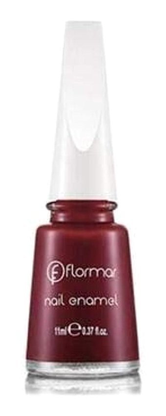 Flormar Nail Enamel Bordo Parlak Oje