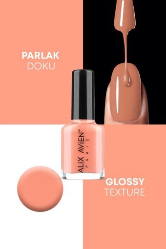 Alix Avien Yüksek Pigmentli 48 Turuncu Parlak Oje