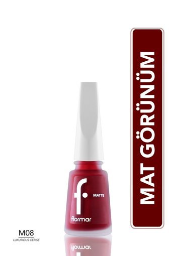 Flormar Matte Bordo Mat Oje