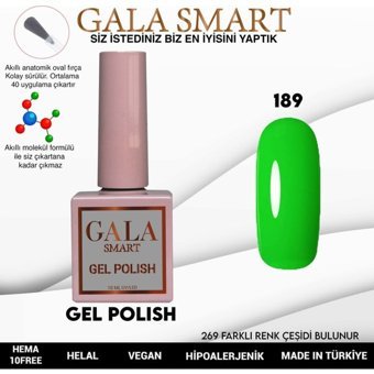 Gala Smart Klasik Seri 189 Yeşil Parlak Kalıcı Oje