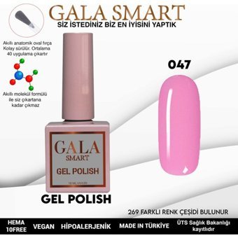 Gala Smart Klasik Seri 47 Pembe Parlak Kalıcı Oje