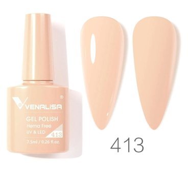 Venalisa Uv Led Hema Free 413 Krem Parlak Kalıcı Oje