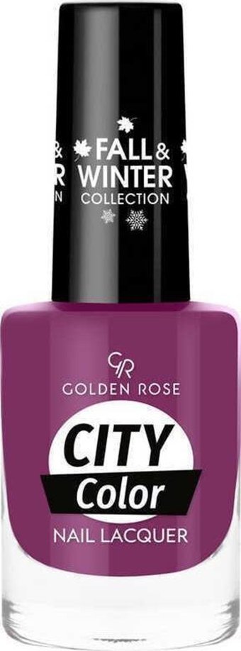 Golden Rose City Color Nail Lacquer 313 Mor Parlak Oje