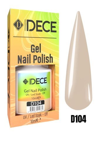 Dece D104 Bej Parlak Kalıcı Oje