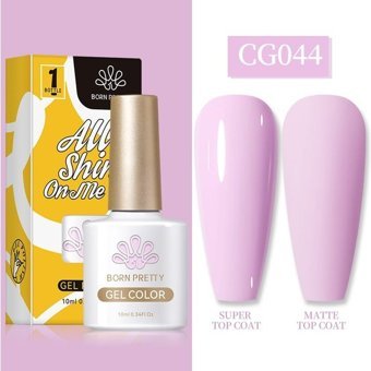 Born Pretty Pro Silky White Series CG044 Pembe - Toz Pembe Parlak Kalıcı Oje