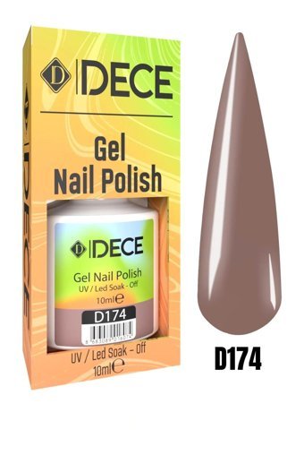 Dece D174 Kahverengi Parlak Kalıcı Oje