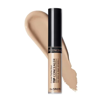 The Saem Cover Perfection Tip Medium Deep Göz Altı Likit Fırça Kapatıcı