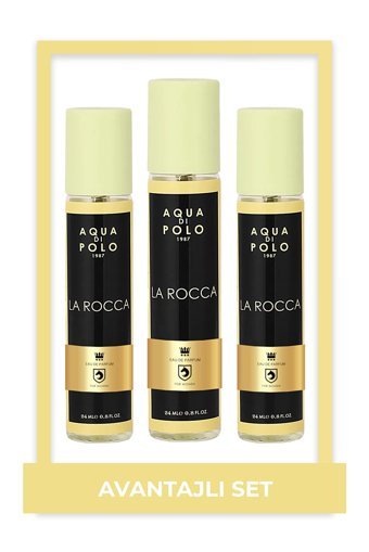 Aqua Di Polo 1987 La Rocca 3 Parça Kadın Parfüm Seti EDP 3x24 ml