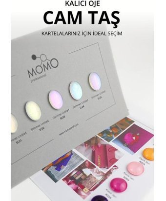 Momo Cam Taş - Şeffaf Parlak Kalıcı Oje