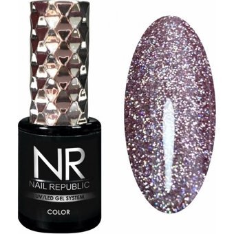 Nail Republic Mor Işıltılı Kalıcı Simli Oje