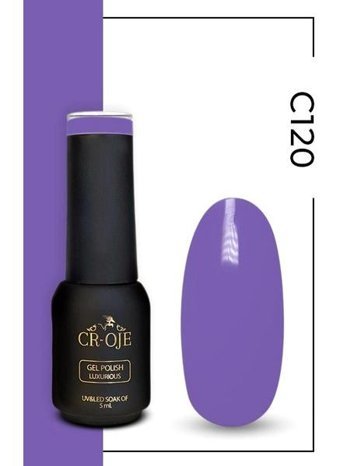 Cr-Oje Delicate Serisi C120 Mor Parlak Kalıcı Oje