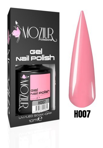 Moziur H007 Pembe Parlak Kalıcı Oje