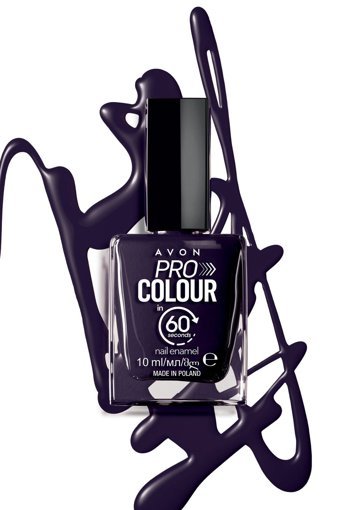 Avon Pro Colour Intutive Dark Siyah Parlak Oje