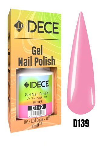 Dece D139 Pembe Parlak Kalıcı Oje