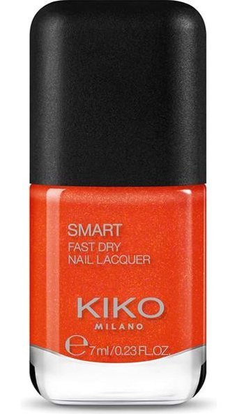 Kiko Milano Smart Fast Dry Pearly Light Geranium 63 Kırmızı Parlak Simli Oje