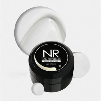 Nail Republic Uv Gel 03 Beyaz Parlak Kalıcı Jel Oje