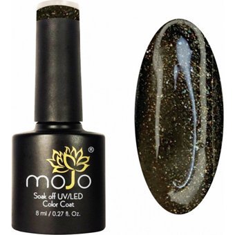 Mojo M001 Kahverengi Işıltılı Kalıcı Simli Oje