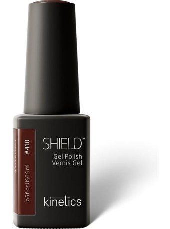 Kinetics Shield Alluring Brown 410 Bordo Parlak Kalıcı Jel Oje