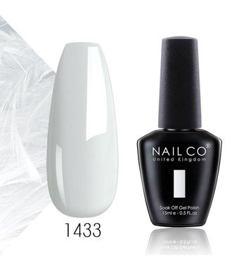 NailCo United Kingdom 1433 Beyaz Parlak Kalıcı Oje