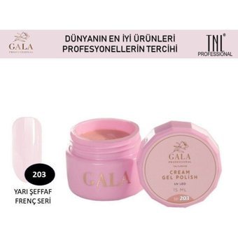 Gala Smart Professional Cream 203 Pembe Parlak Kalıcı Jel Oje