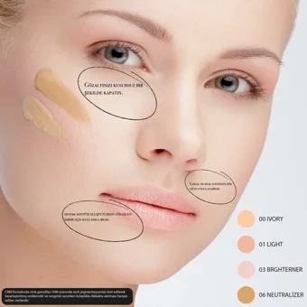 Voguemaxima Cosmetic Instant Anti Age 00 Ivory Göz Altı Krem Silgi Kapatıcı
