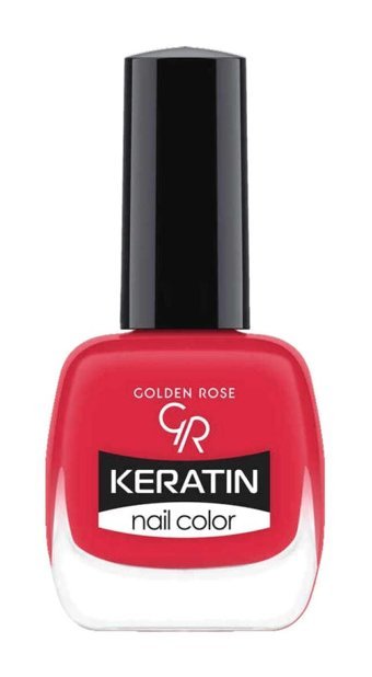 Golden Rose Keratin Nail Color 32 Kırmızı Parlak Oje
