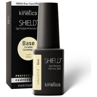 Kinetics Shield Ceramic Base Pastel Yellow 926 Krem Parlak Kalıcı Oje