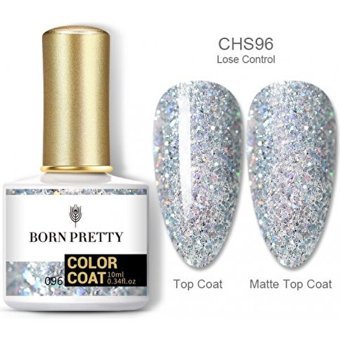 Born Pretty CHS96 Gümüş Işıltılı Kalıcı Simli Oje