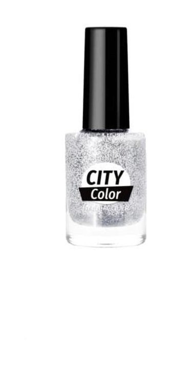 Golden Rose City Color Nail Lacquer 101 Gri Parlak Simli Oje