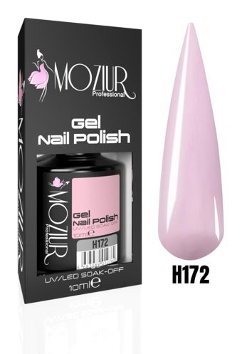 Moziur H172 Lila Parlak Kalıcı Oje
