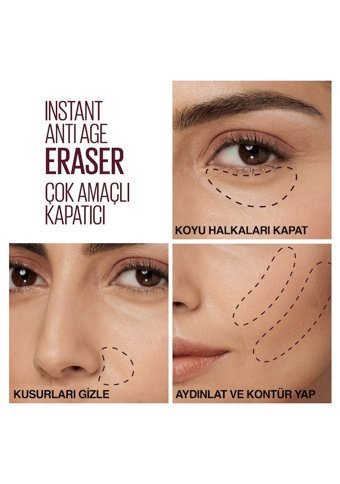Maybelline Instant Age 08 Buff Nemlendiricili Göz Altı ve Yüz Likit Silgi Kapatıcı