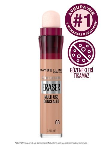 Maybelline Instant Age 08 Buff Nemlendiricili Göz Altı ve Yüz Likit Silgi Kapatıcı