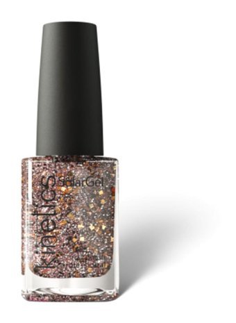 Kinetics Builder Base Coat 302 Çok Renkli Işıltılı Simli Oje