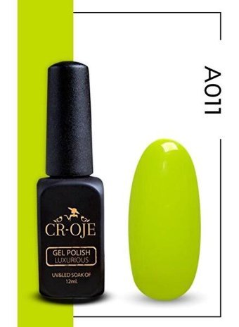 Cr-Oje A011 Sarı Parlak Kalıcı Oje