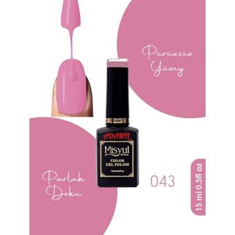 Adanil Misyul Profesyonel 043 Pembe Parlak Kalıcı Oje