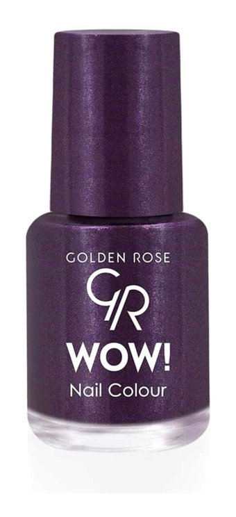 Golden Rose Wow! 322 Mor Işıltılı Simli Oje